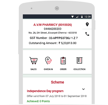 Sales Rep App for Pharma Distribution Business