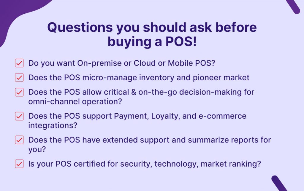 Questions you should ask before buying a POS