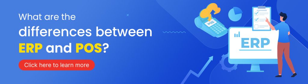 How does POS software differ from ERP systems