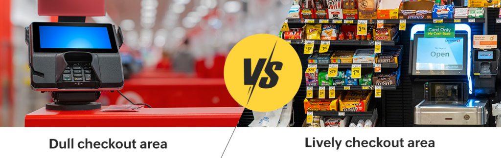 good vs bad visual merchandising