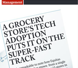 Departmental store software customer article in media