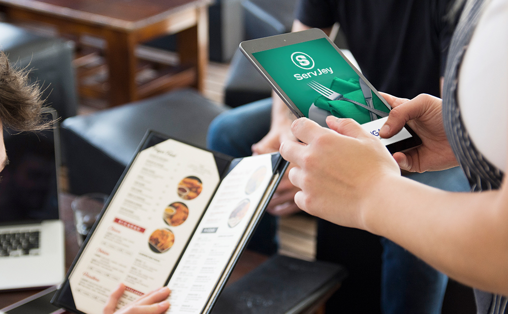 Servjoy steward order taking application