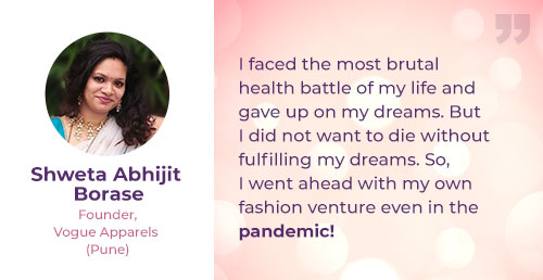 Vogue Apparels Shweta - Success story on Women's Day