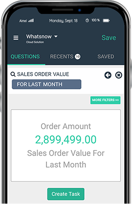 real time insights in distribution business software