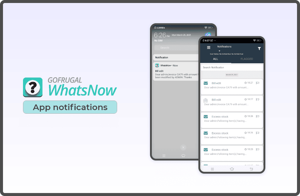 audit trail - mca mandates
