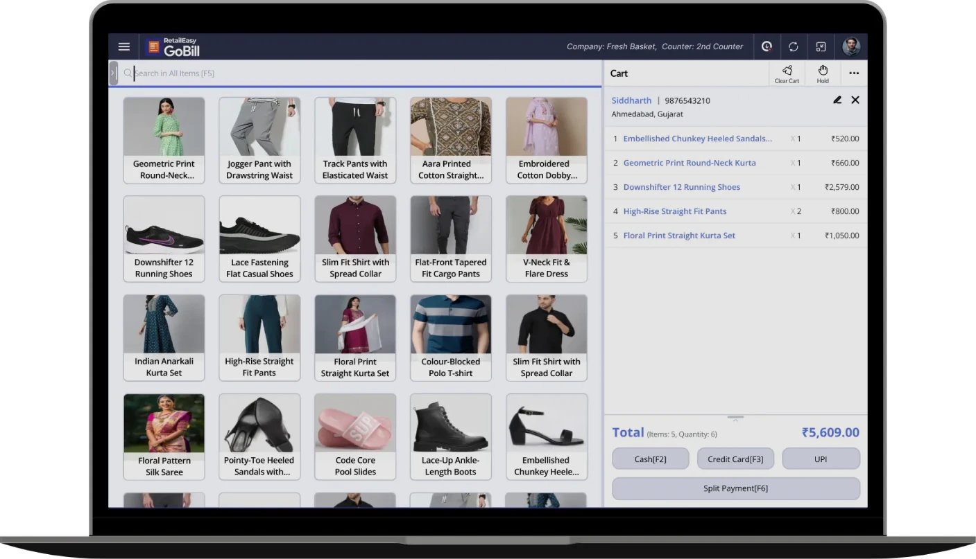 apparel billing software for small, mid and large business