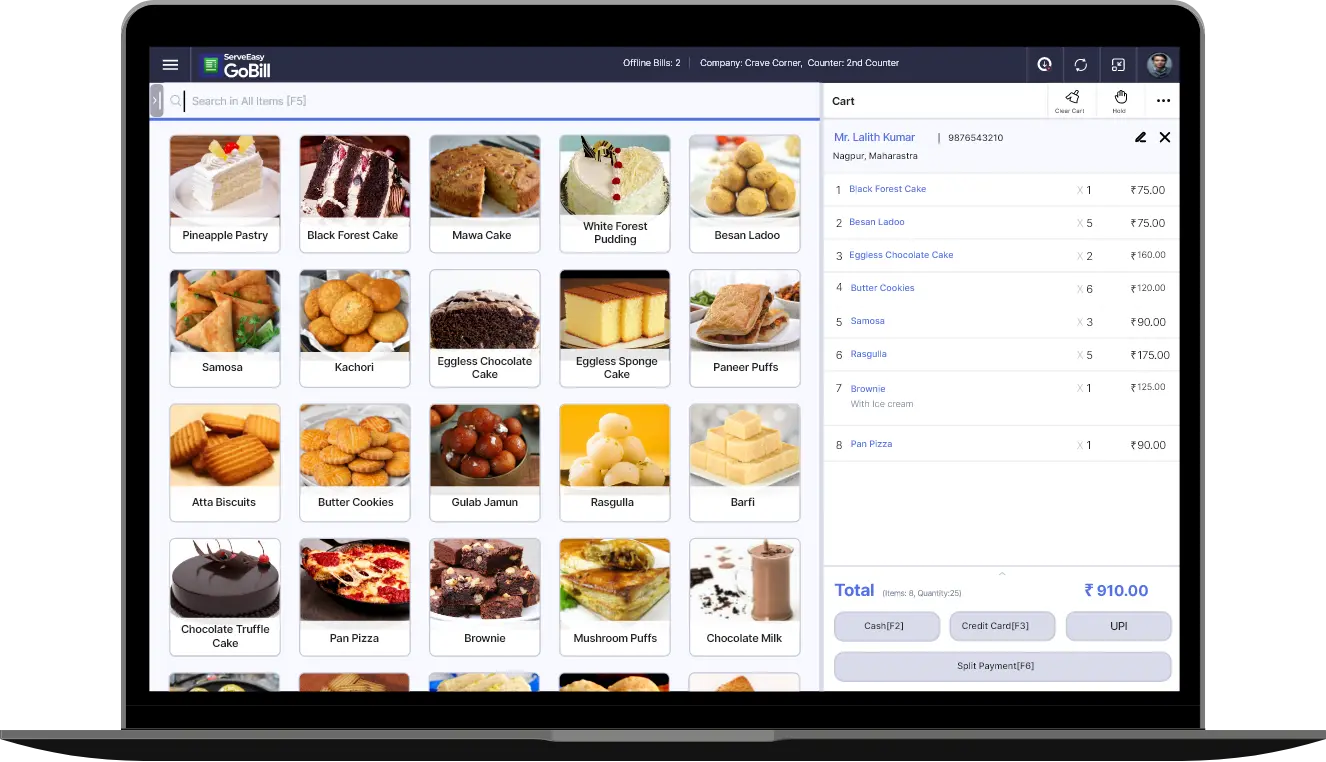 Restaurant Billing System