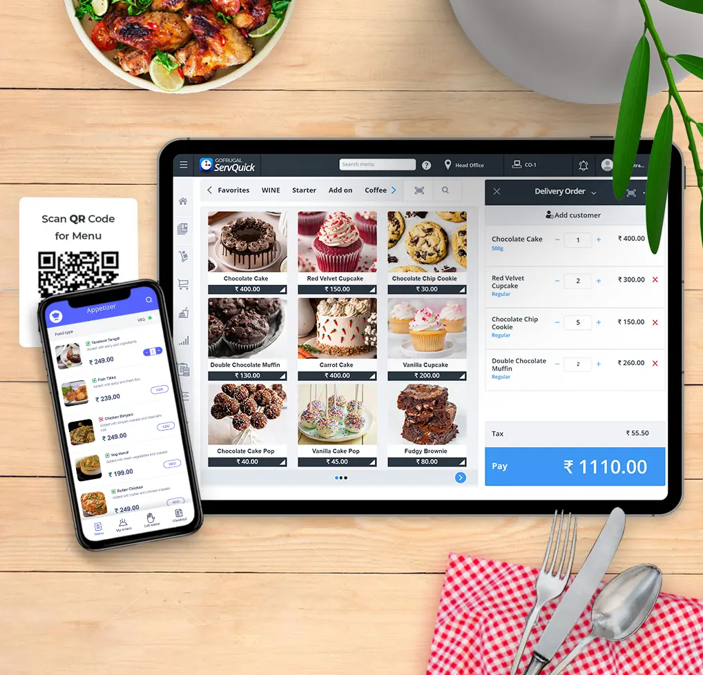 Cloud Kitchen Software Quick service restaurant POS software