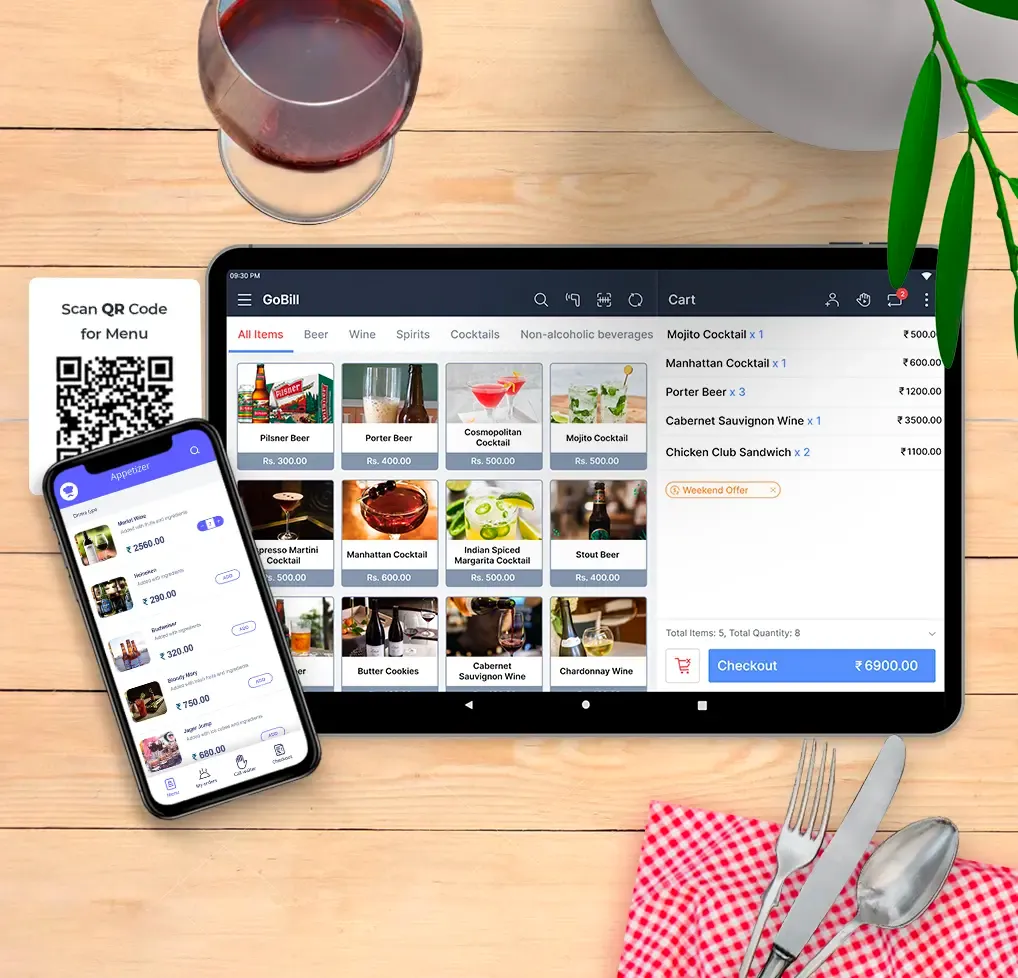 Bar Shop POS Software Restaurant software