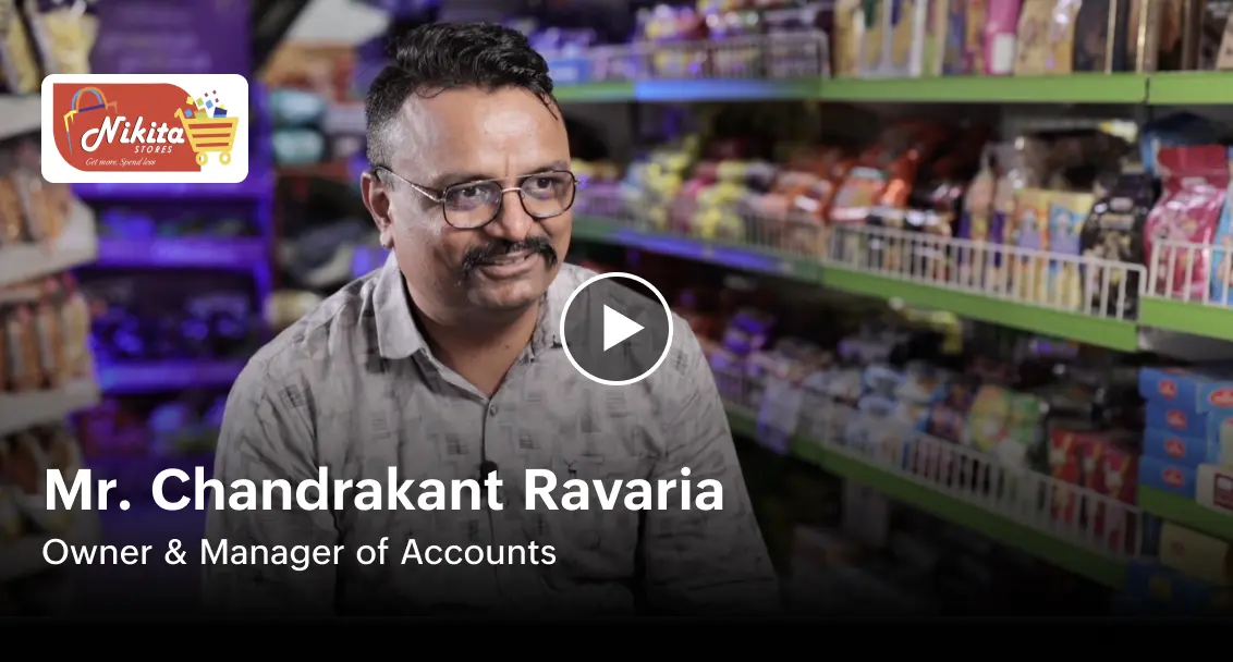 Nikita Stores complete billing and reordering in few seconds now with Gofrugal