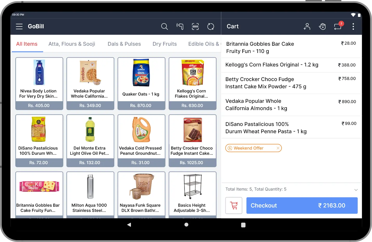Grocery Billing Software